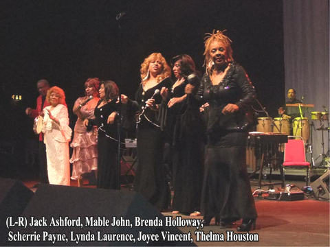 Scherrie Payne and Lynda Laurence performing at Hammersmith Apollo London