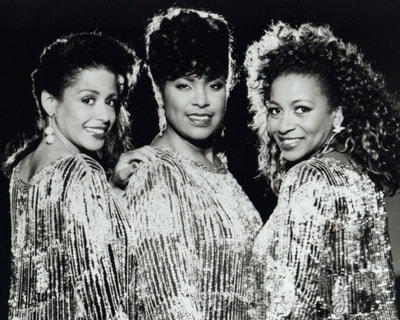 Jean Terrell, Scherrie Payne and Lynda Laurence performing, The FLOS 1986-1993