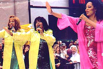 Diana Ross and The Supremes working their magic on stage Return To Love Tour 2000